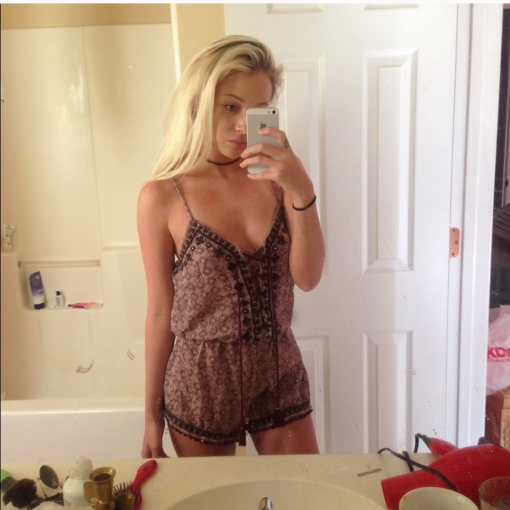 Bohemian American Eagle Romper